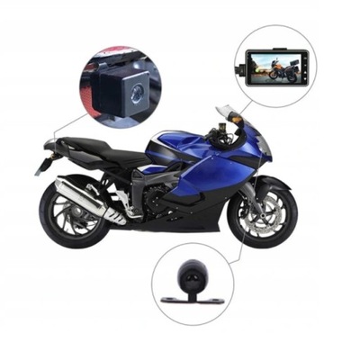 DASHBOARD CAMERA FOR MOTORCYCLE 2 CAMERA 1080P 720P RM1  