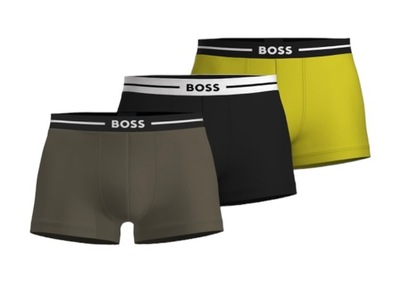 BOSS bokserki męskie bawełniane 50499390-962 Kolorowe 3 szt. r. XL