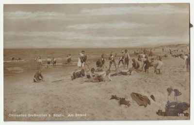 MIELNO. Plaża. Am Strand