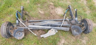 Oś балка подвеска задняя задние тормозные барабаны peugeot expert ii фото №1