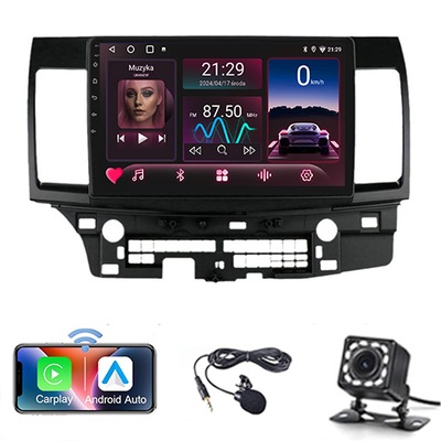 RADIO GPS ANDROID AUTO MITSUBISHI LANCER VIII 2006+ CARPLAY 64GB  