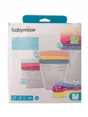 BABYMOOV Babybols MISECZKI I ŁYŻECZKI 15 elementów