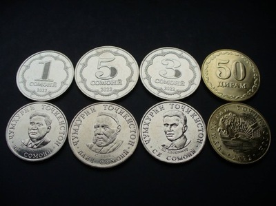 Tadżykistan 2022 4 monety_______6514