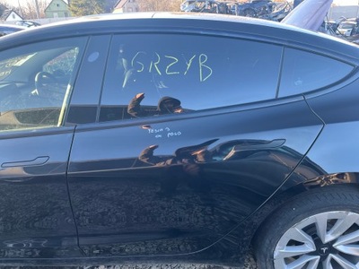 Дверь левый задняя tesla 3 pbsb фото №1