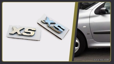 PEUGEOT 206 306 EMBLEMA INSIGNIA XS AL ALETA  