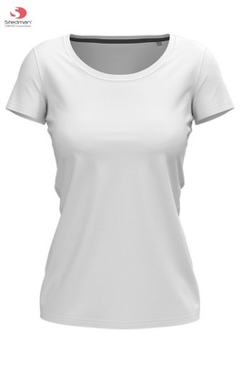 T-shirt Koszulka Damska ELASTIC Fit JAKOŚĆ STEDMAN 9700 BIAŁA Rozmiar: XS