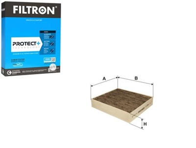 FILTER CABINS Z WEGLEM AKTYWNYM MITSUBISHI COLT CZC VI COLT VI SMART  