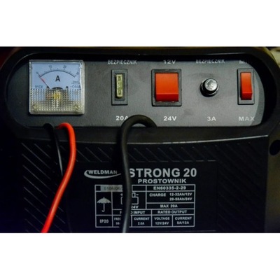 RECTIFICADOR WELDMAN STRONG, 20, 6V/12V LCD  