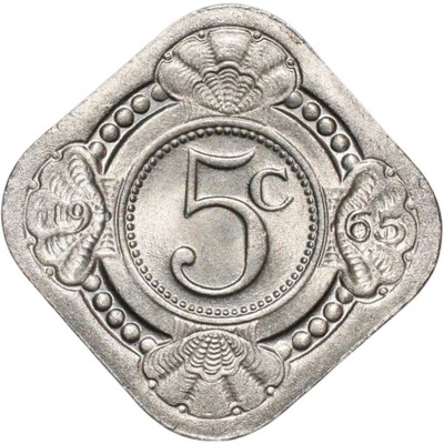 Antyle Holenderskie 5 centów 1965