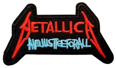 Łatka Naszywka Termo Metal Rock METALLICA Justice