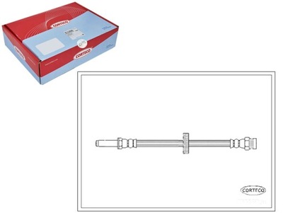 CORTECO ПАТРУБОК ТОРМОЗНОЙ 5312593 6U0611701 A