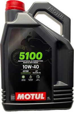 ALYVA MOTUL 5100 4T 10W40 ESTER MA2 4L Z BECZKI 