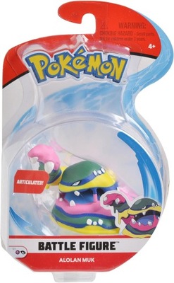 Pokemon Figurki Bitewne ALOLAN MUK Figure Pack