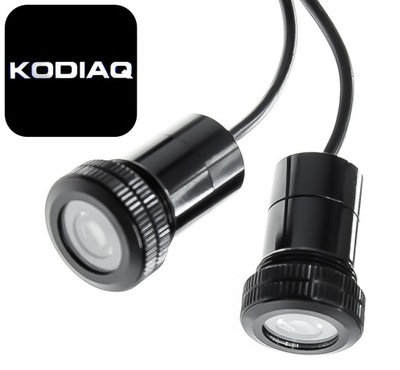 DIODO LUMINOSO LED PROYECTOR UNIVERSAL SKODA KODIAQ LOGOTIPO HD+  