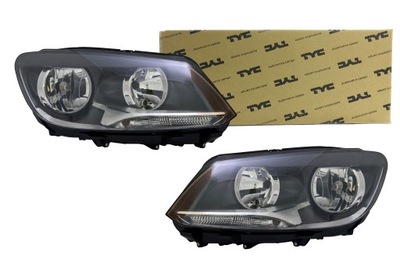 КОМПЛЕКТ ФАР H7+H15 +ДВИГУН VW CADDY 10-13 TYC