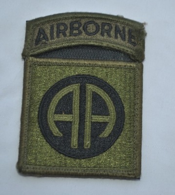naszywka US ARMY US 82nd Airborne Division woodland na rzep velco