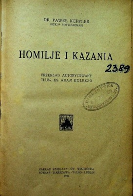 Homilje i kazania 1924 r.