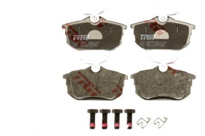 Trw гальмівні колодки гальмівні mitsubishi задня colt 06- volvo фото №1