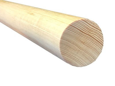 DRĄŻEK SOSNA drewniany SZTYL KIJ fi 48mm 150cm sosnowy #