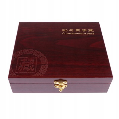 Drewniane pudełko na monety Jewel Storage Holder