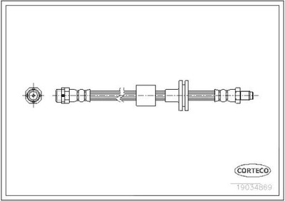 CABLE DE FRENADO FLEXIBLES BMW  