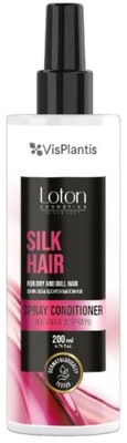 LOTON SILK HAIR Odżywka w sprayu do włosów suchych i matowych z jedwabiem