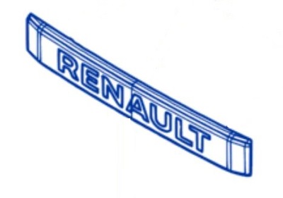 Эмблема na решётка радиатора радиатора оригинальный номер renault austral фото №1