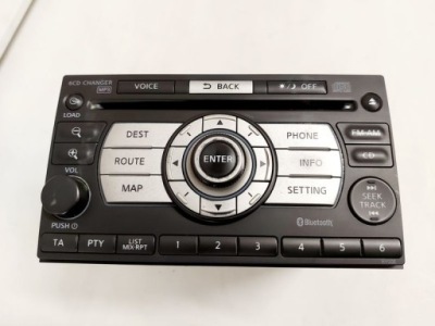 Nissan qashqai j10 радио заводской mp3 навигация фото №1