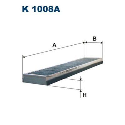 ФИЛЬТР, ВЕНТИЛЯЦИЯ СТОРОНЫ ПАССАЖИРА ФИЛЬТРON K 1008A