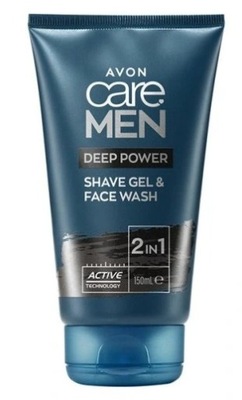 avon MEN Żel do golenia i mycia twarzy deep power