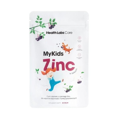 Health Labs MyKids Zinc - Cynk w żelkach 60 sztuk