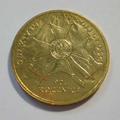 2 zł, 90. Rocznica Odzyskania Niepodległości, 2008r. X528