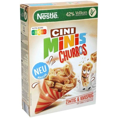 NESTLE* CINI MINIS churros PŁATKI MAŚLANYM