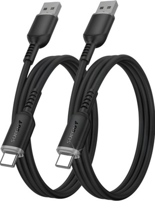 KABEL USB C USB TYPU C KRÓTKI 0.6M 2 SZTUKI SUNGUY Kabel USB C ANDROID