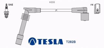 Przewody zapłonowe Opel Astra G 1,6l