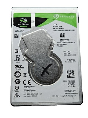 Dysk twardy Seagate Barracuda ST2000LM015 2TB SATA III 2,5"