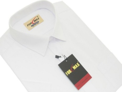 KOSZULA MĘSKA BIAŁA GŁADKA 40 170-178 FWBKR