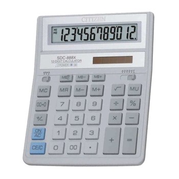 Kalkulator biurowy CITIZEN SDC-888XWH 12-cyfrowy