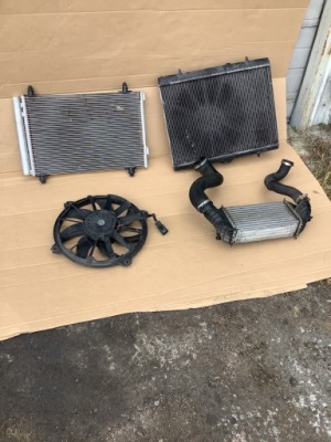 Citroen c4 ii ds4 вентилятор радиатора 2.0hdi фото №1