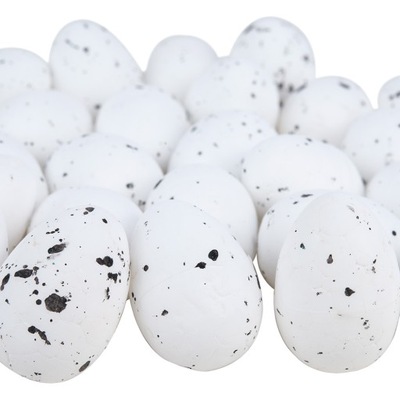 Pisanka biały 24 szt. styropian 3,5 cm woreczek jajko styropianowe