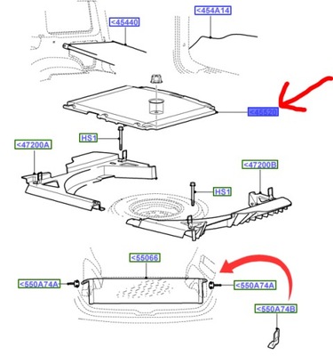 Плита підлога вантажу ford maverick 2001-06 фото №1