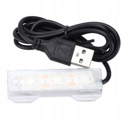 ŚWIETLÓWKA LED NOCNE OŚWIETLENIE LED DO AKWARIUM USB 6X2,2 CM