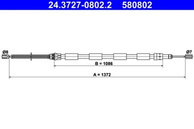 ATE 24.3727-0802.2 CIEGNO, STABDYS STOVĖJIMO 