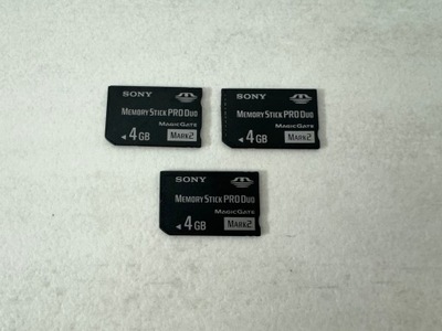 Sony memory stick pro duo 4gb mark2