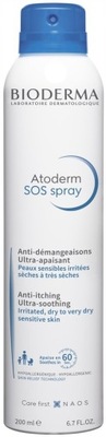 BIODERMA ATODERM SOS Spray łagodzący swędzenie skóra sucha i atopowa 200ml