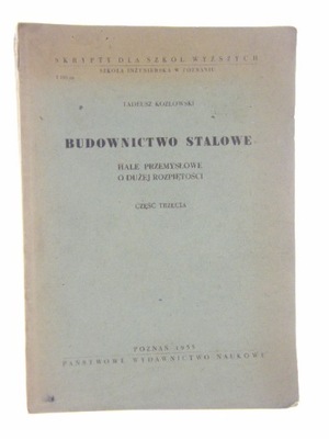 BUDOWNICTWO STALOWE HALE PRZEMYSŁOWE KOZŁOWSKI