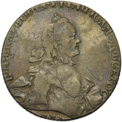 Rosja, 1 rubel 1762 m8