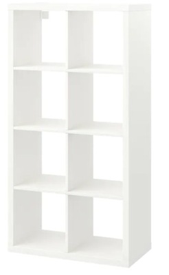Ikea KALLAX Regał, biały, 77x147 cm