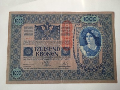 AUSTRIA 1000 KRONEN 1919 P59 (8357)