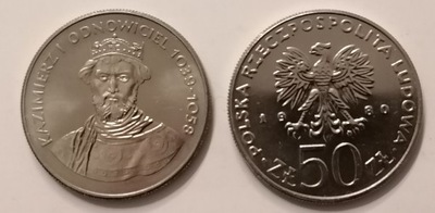 50 zł - Kazimierz I Odnowiciel 1980 r.